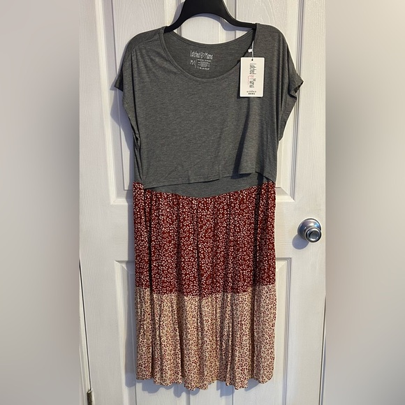 Latched Mama Dresses & Skirts - NWT - Latched Mama Tiered Nursing Dress